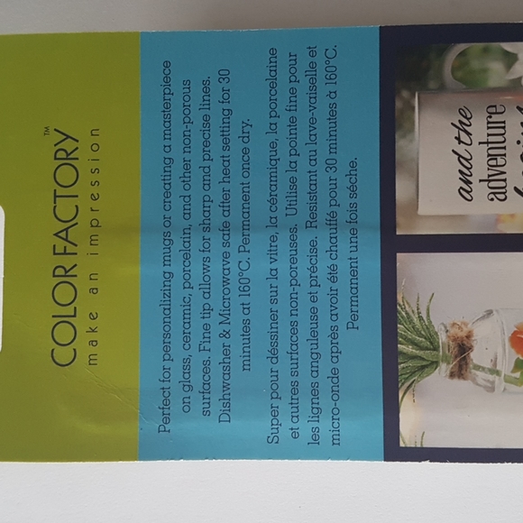 Glass Paint Fineliner Marker 3ml (Black) - Picture 6 of 9